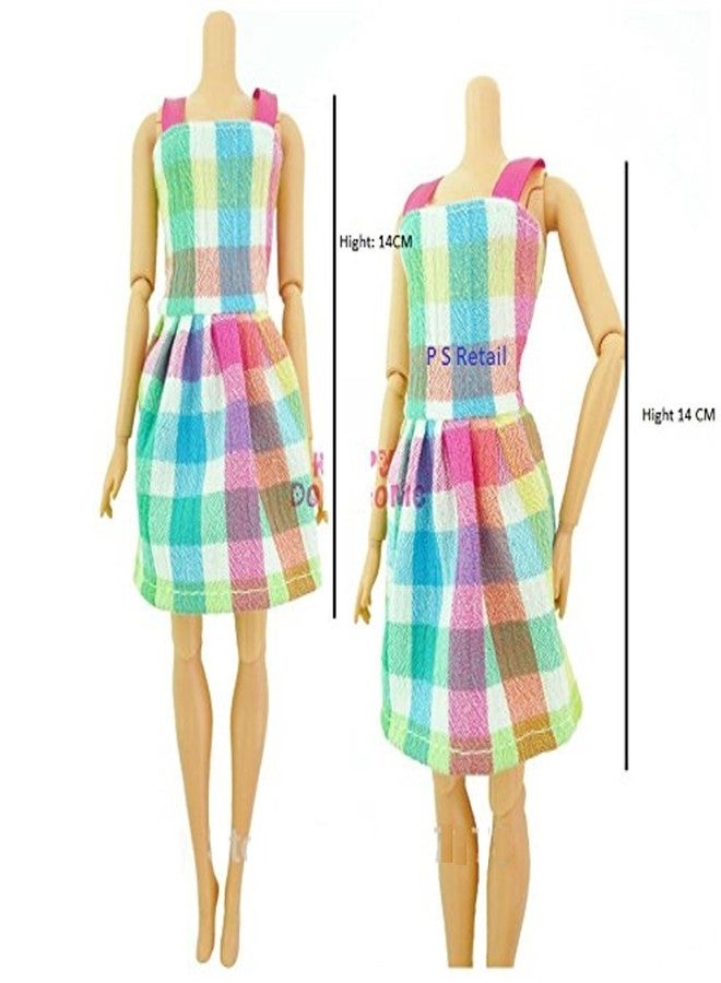 BHOOLU&GOOLU Doll Accessories - Beautiful Handmade 12 Pcs Party Clothes Fashion Dress for 12 inch Doll - Image 2